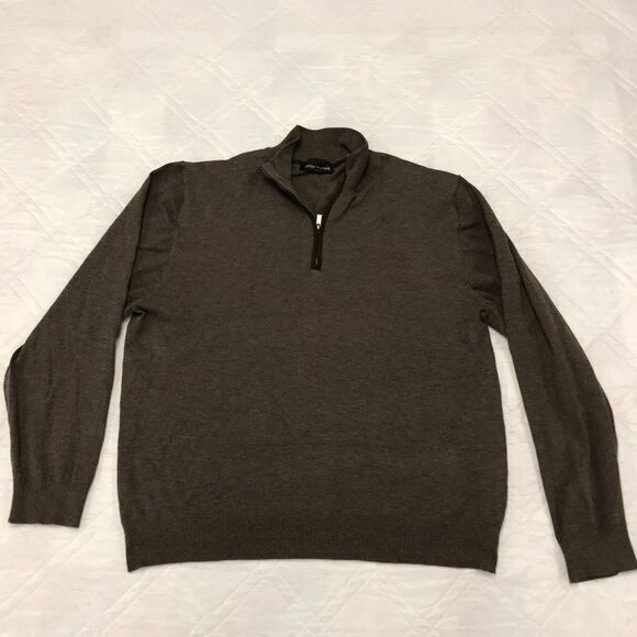 Tricots St Raphael Other - Tricots St Raphael brown 1/4 zip long sleeve shirt‎ XXL